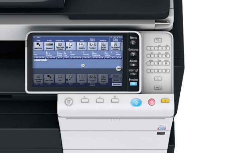 Konica Minolta bizhub C454 Farbkopierer, Netzwerkdrucker, Scanner, Fax